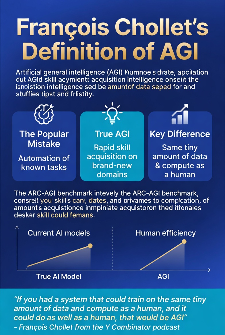 François Chollet’s Radical New Definition of AGI: It’s Not About Automation — It’s About Human-Like Skill Acquisition