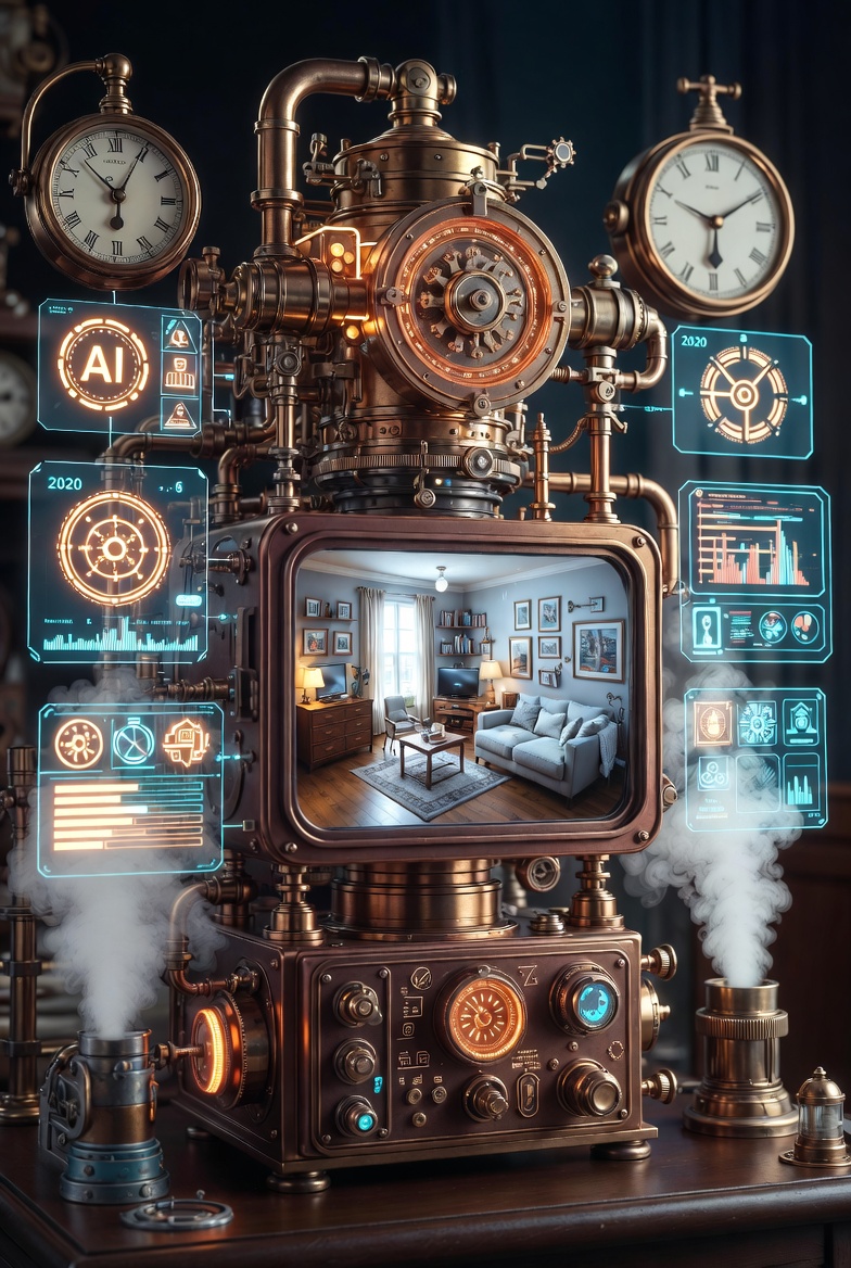 AI as a Time Machine: Returning to the Past Through Digital Snapshots