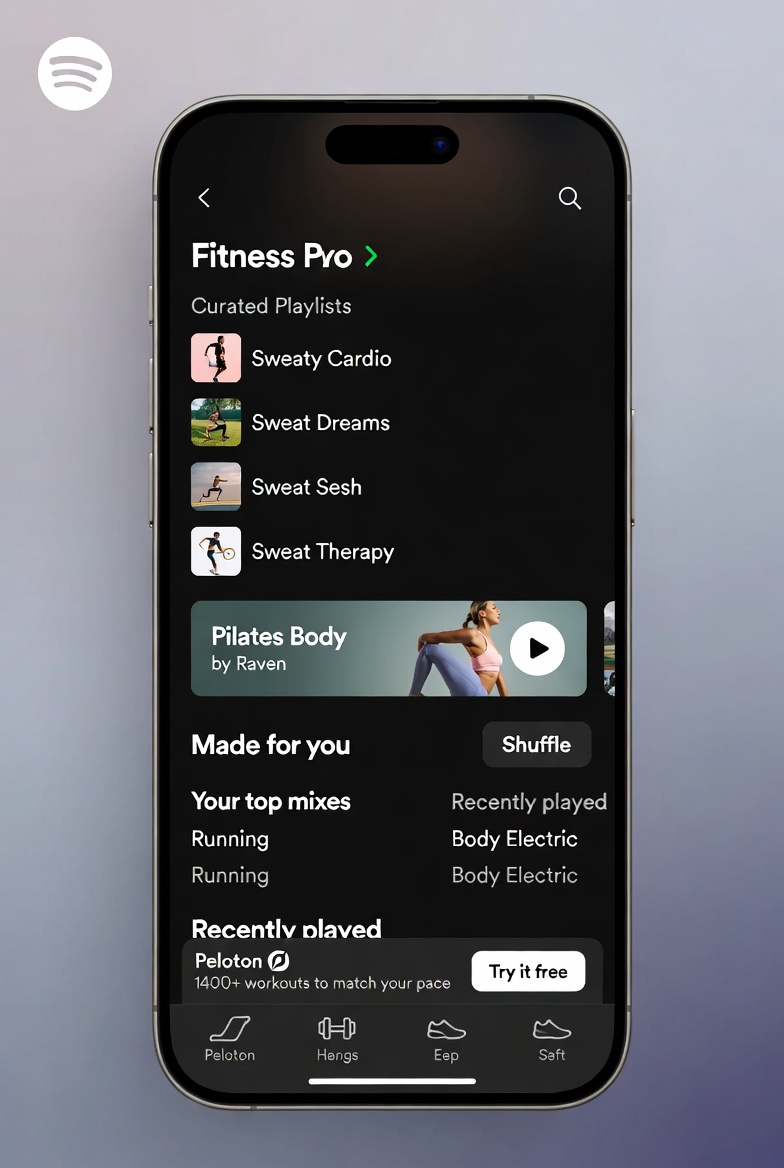 Spotify Just Ate Another Creator Niche: Fitness Content Is Now Inside the App