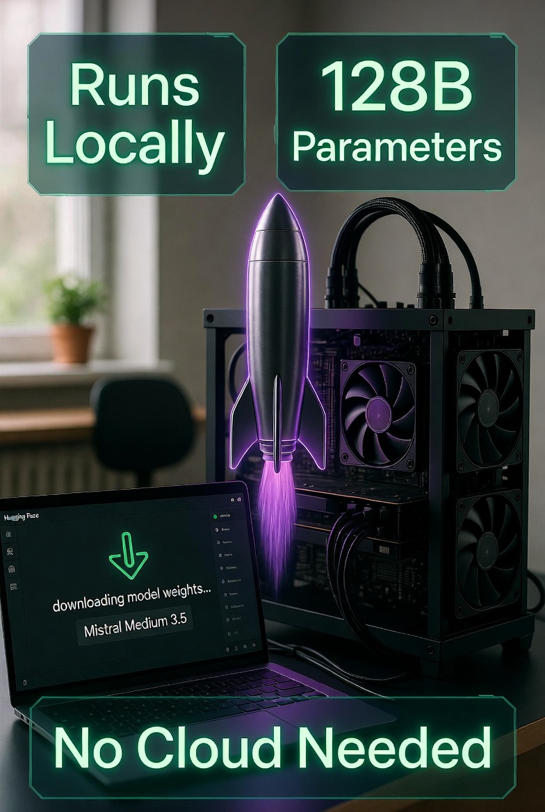 Mistral Medium 3.5: The 128B Multimodal Model That Actually Fits on Your Hardware