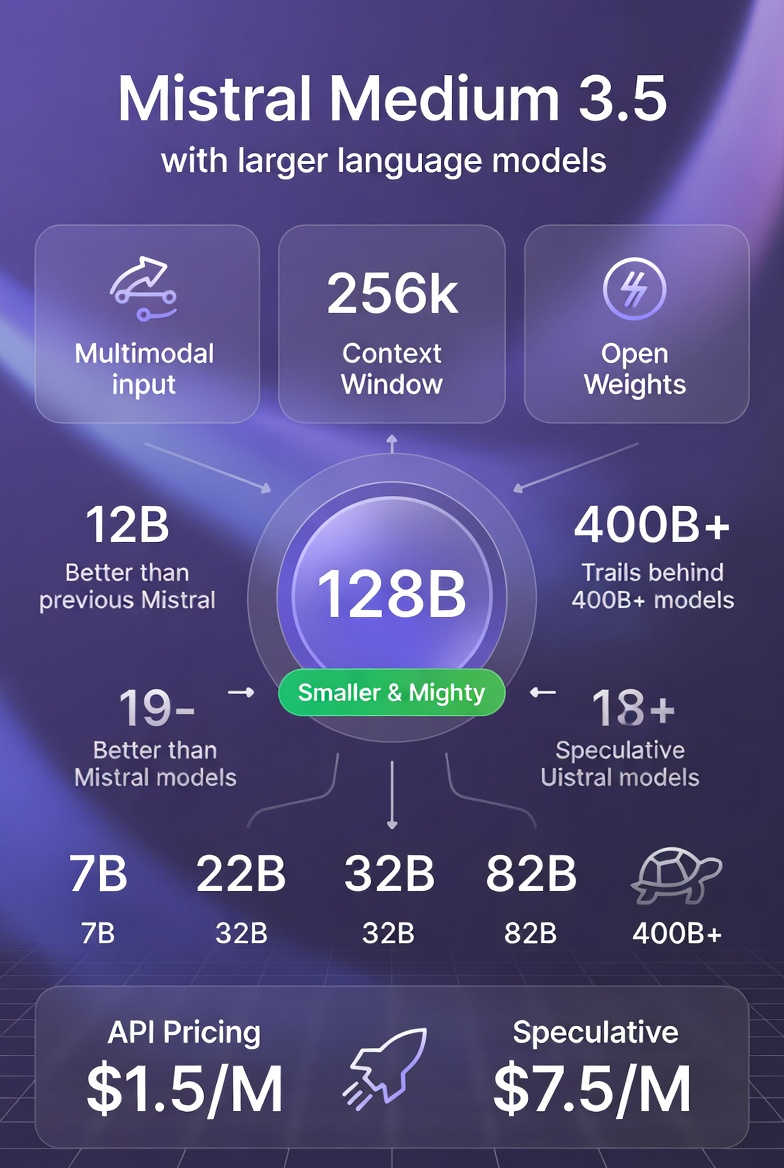 Mistral Medium 3.5: The 128B Multimodal Model That Actually Fits on Your Hardware