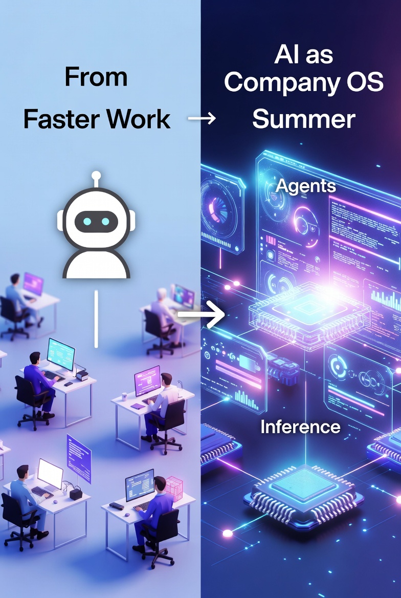 Y Combinator Just Flipped Its AI Thesis — From “Faster Work” to “AI as the Company OS”
