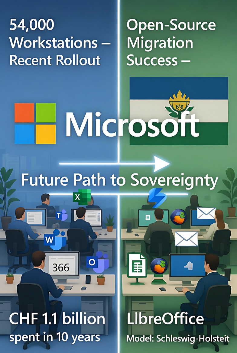 Switzerland Signals Shift from Microsoft: A Long-Term Push for Open-Source Independence Amid Lingering Dependencies