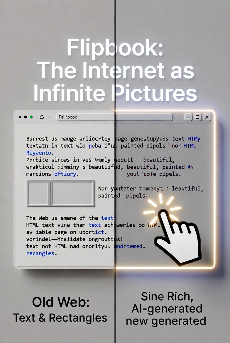 Flipbook: The AI-Powered “Visual Browser” That Turns the Entire Internet into Generated Images