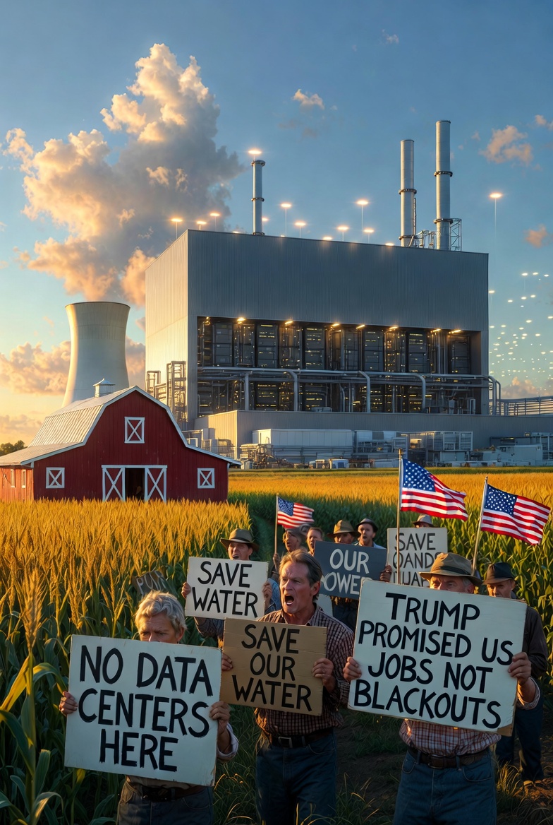 Trump’s AI Push Collides with Rural America: Data Centers Become a Political Headache Ahead of the Midterms