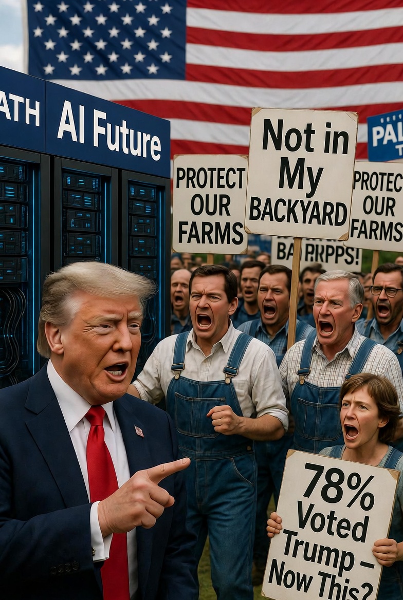 Trump’s AI Push Collides with Rural America: Data Centers Become a Political Headache Ahead of the Midterms