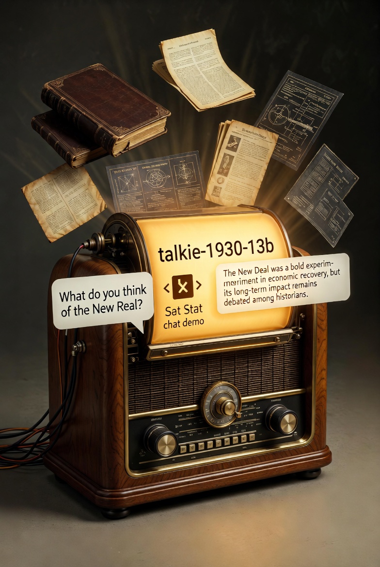 Talkie-1930: The Largest “Vintage” LLM Ever Built, Trained Exclusively on a World That Ended in 1930