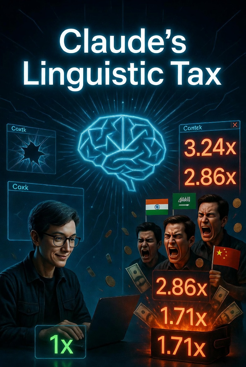 Claude Is the Most Expensive AI — If You Don’t Speak English