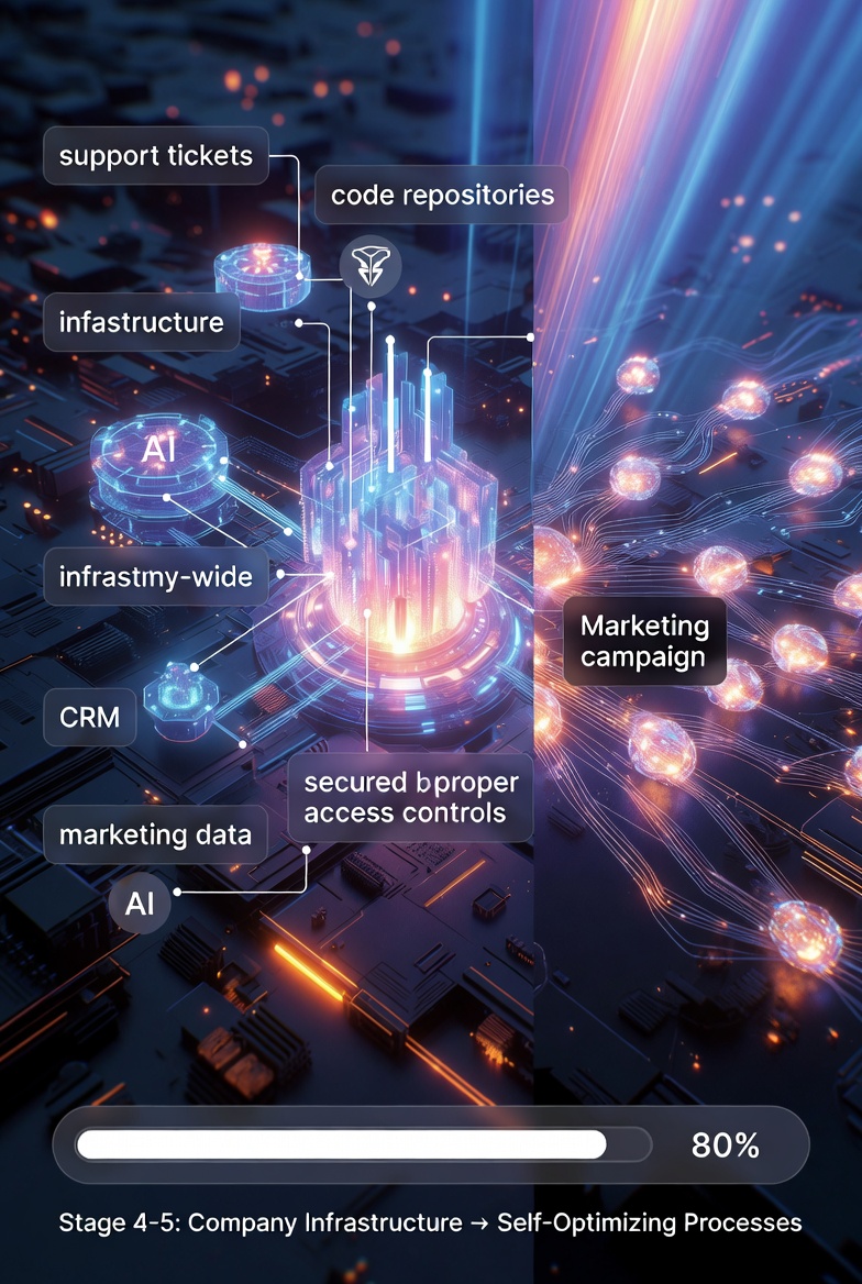 The Six Stages Every Company Goes Through to Become Truly AI-Native
