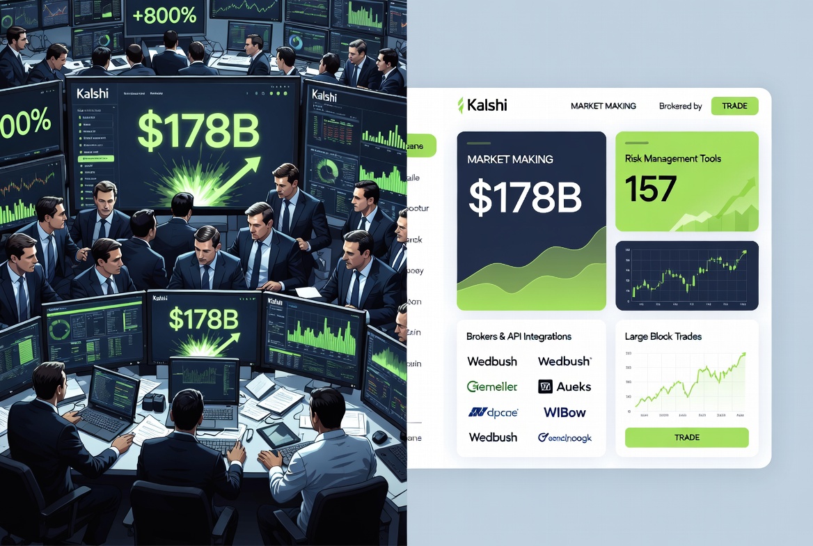 Kalshi Raises <img Billion at  Billion Valuation as Prediction Markets Go Institutional