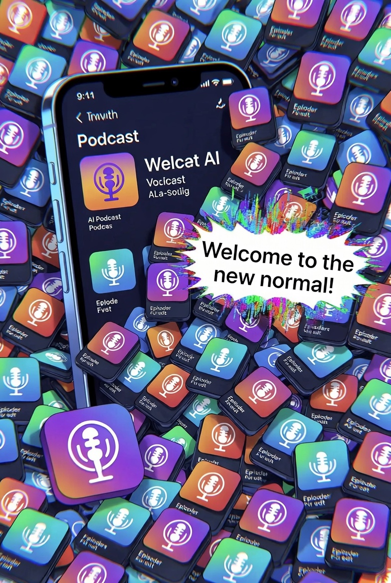 Podcast Slop Is Here to Stay: AI Just Flooded the Airwaves With 877 New Shows in 48 Hours