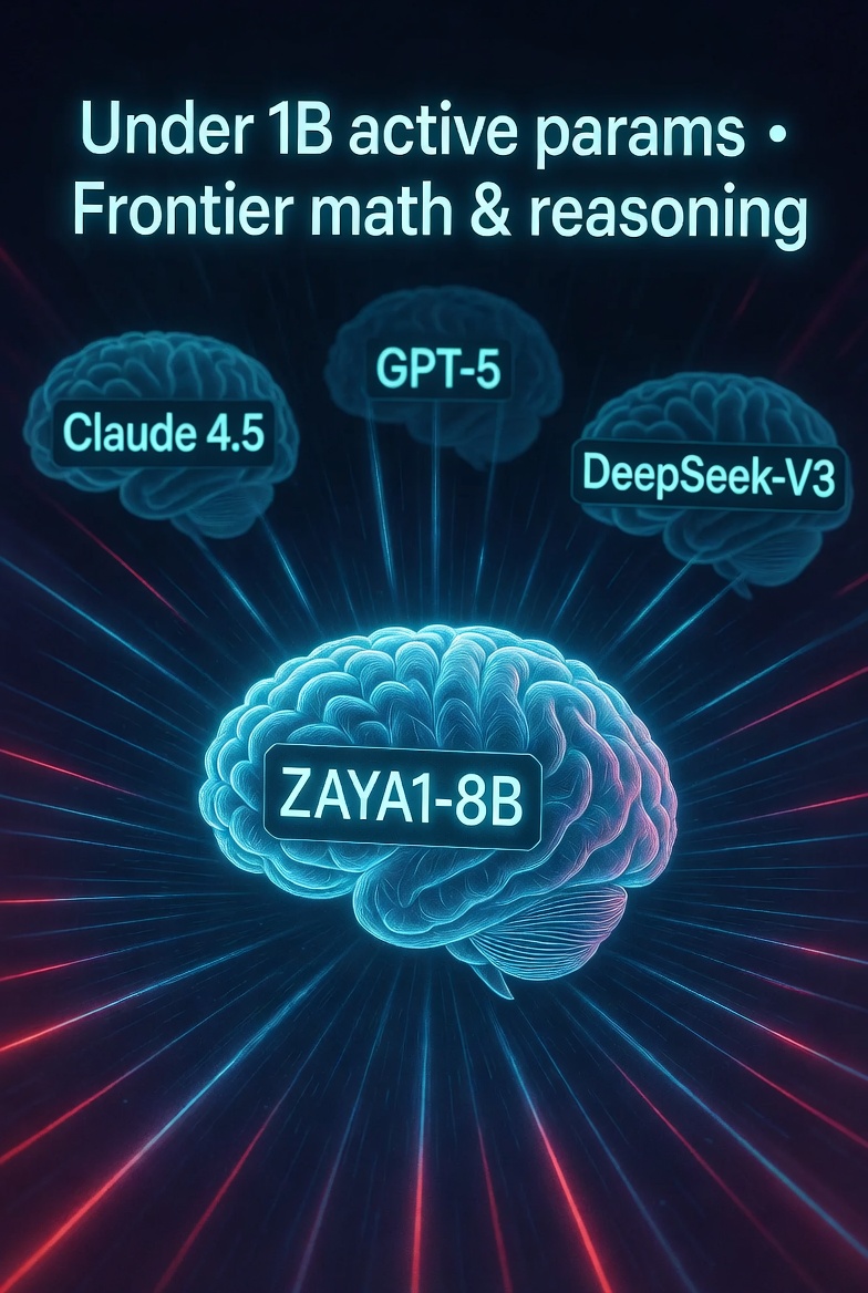 Zyphra Releases ZAYA1-8B: A Sub-1B Active Parameter MoE Model That Outperforms Much Larger Rivals