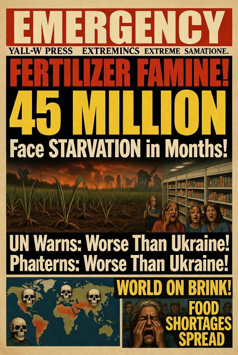 The World is Simultaneously Losing Oil, Fertilizers, and Sulfuric Acid. The Market Has Only Priced in Oil