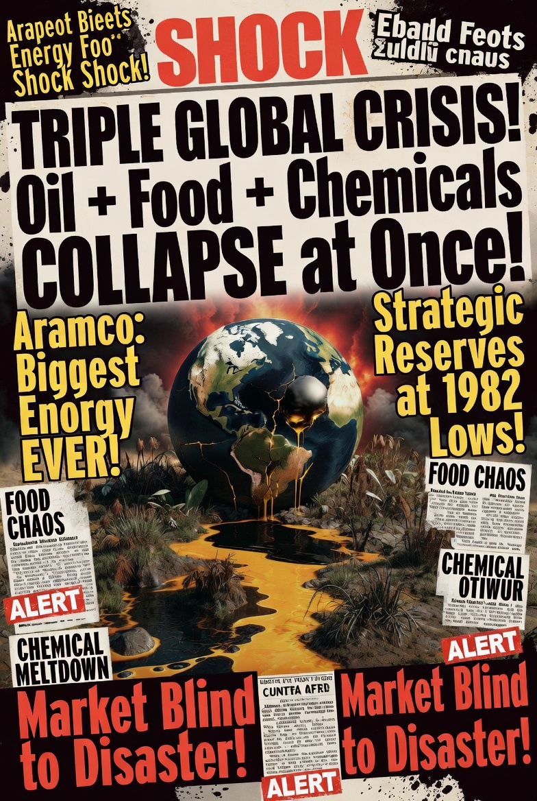 The World is Simultaneously Losing Oil, Fertilizers, and Sulfuric Acid. The Market Has Only Priced in Oil