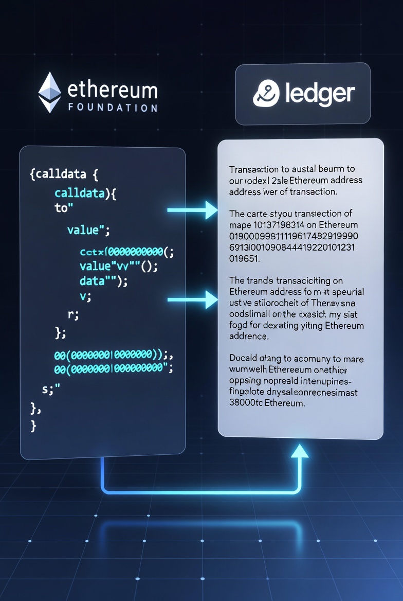Ethereum Foundation Launches Clear Signing Standard — Finally Putting an End to “Blind Signing” and Billion-Dollar Drains