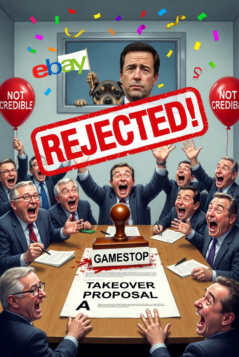 eBay Board Rejects GameStop’s Billion Hostile Takeover Bid as “Not Credible or Attractive”