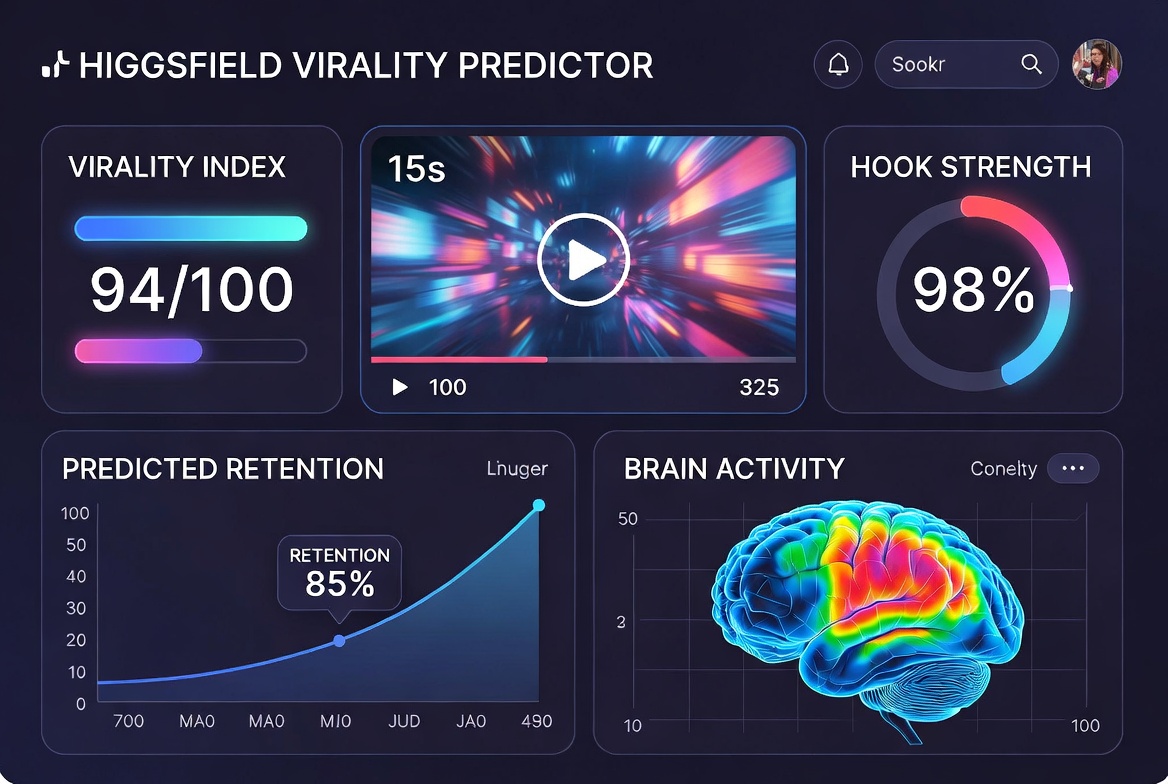 Higgsfield Launches Virality Predictor: An AI Tool That Predicts If Your Video Will Go Viral Before You Post It