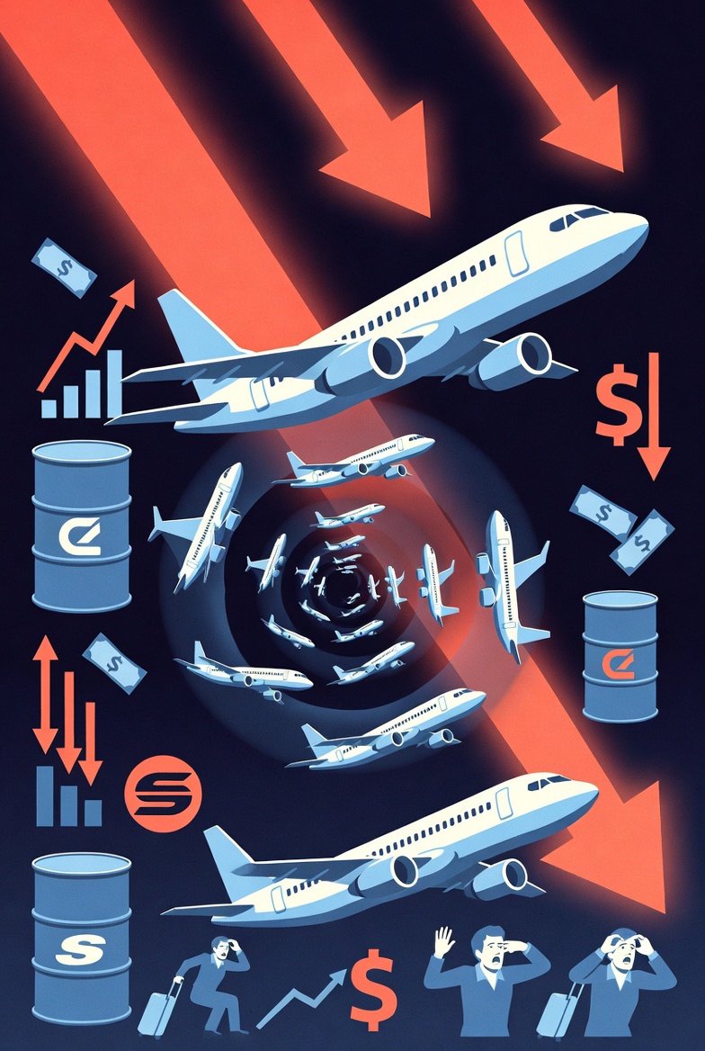 The Reverse Inflationary Spiral in Aviation: Why Ticket Prices Are Falling While Fuel Costs Soar