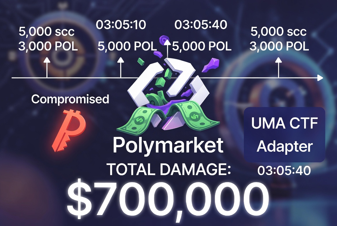 Hacker Steals 0,000 from Polymarket via Compromised Private Key