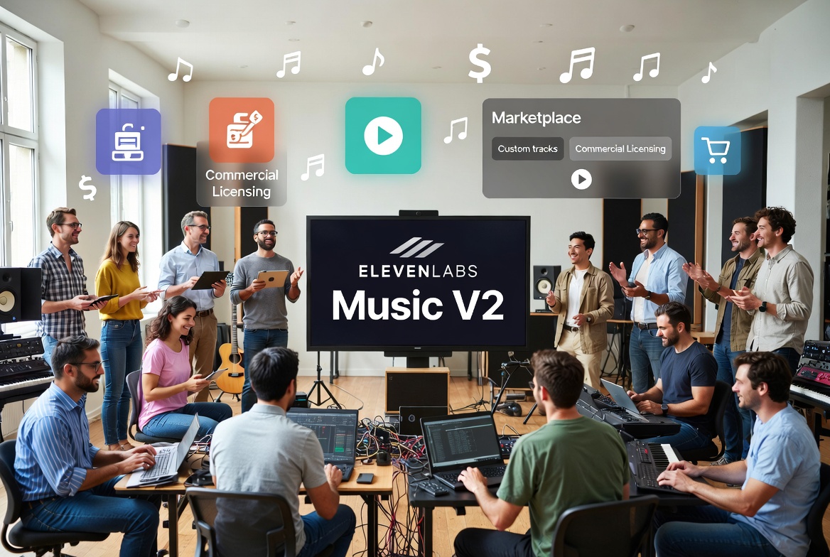 ElevenLabs Launches Music V2: A Major Leap Forward for AI Music Generation