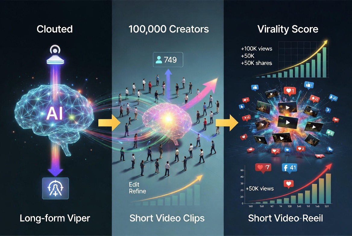 Clouted: The AI-Powered “Virality Engine” That Just Raised M to Automate Your Next Viral Reel
