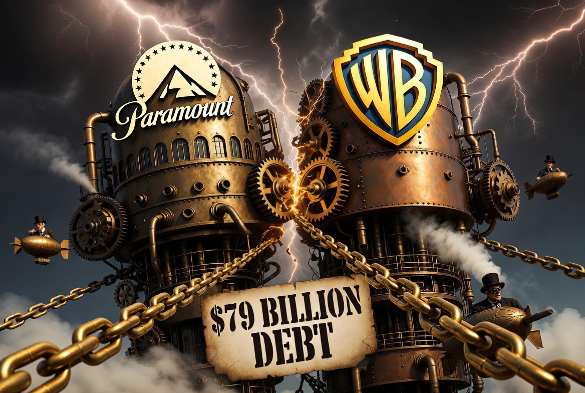 Billion in Debt, Shaky Math, and the Slow-Motion Killing of Hollywood: The Real Story Behind the Paramount-Warner Bros. Merger