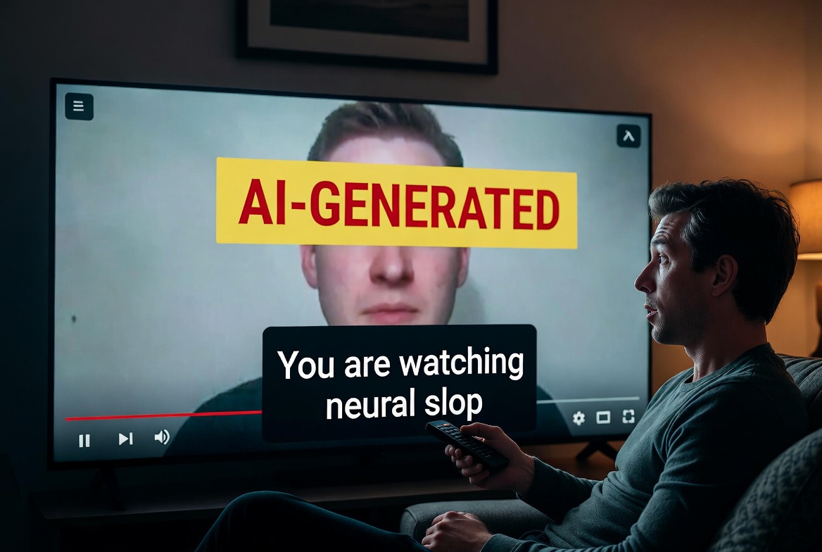 Attention: You Are Watching AI Slop. YouTube Is Now Automatically Labeling AI-Generated Videos