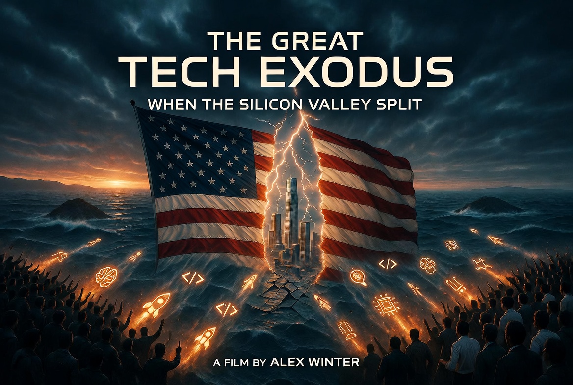 The Great Tech Exodus: How America’s Ideological Civil War Will Decentralize Progress
