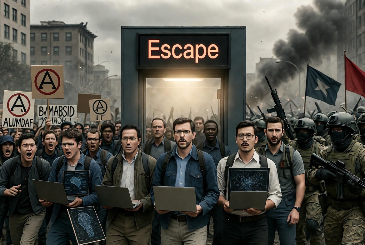 The Great Tech Exodus: How America’s Ideological Civil War Will Decentralize Progress