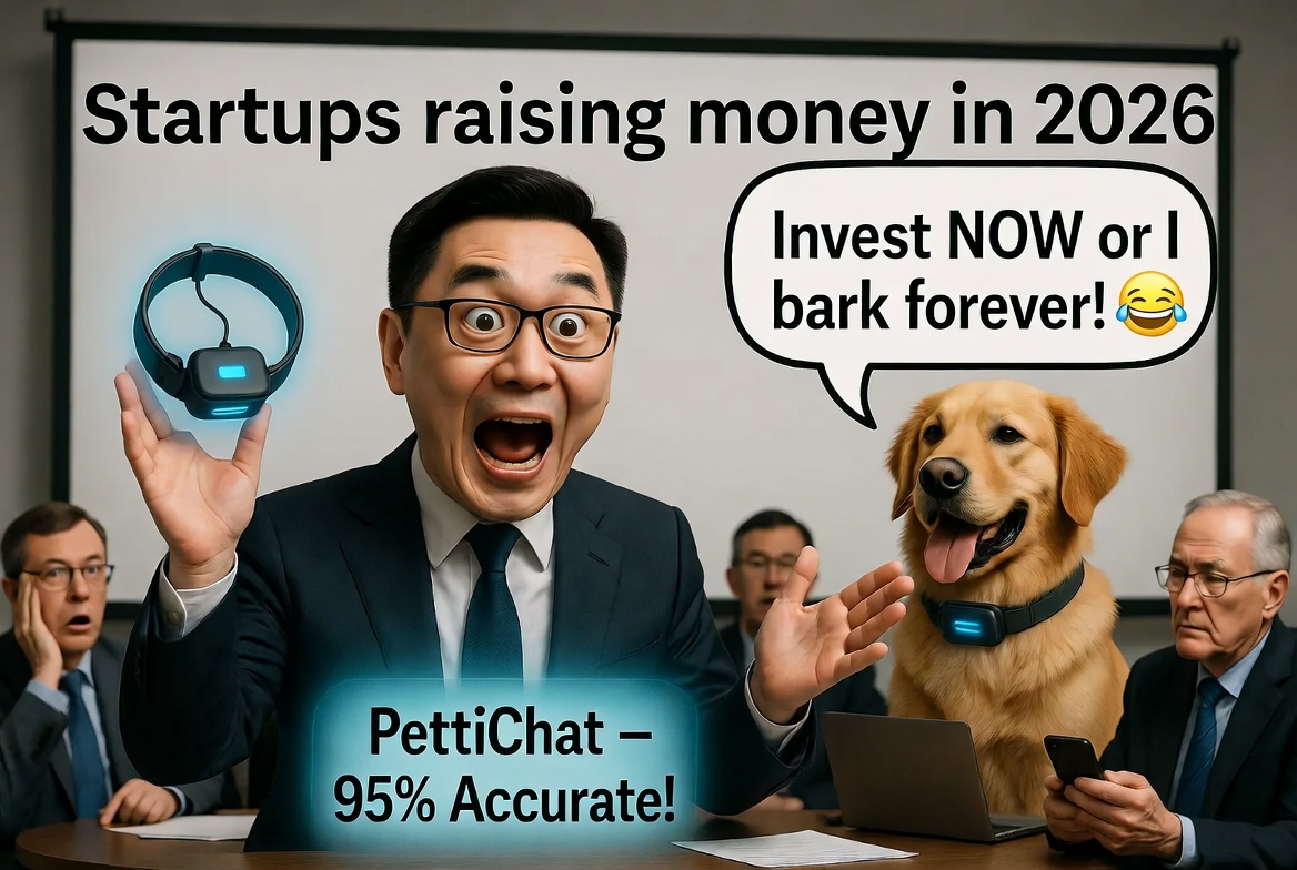 “It’s Crazy What Startups Will Do for Funding: Meet PettiChat, the 8 Collar That ‘Translates’ Your Dog with 95% Accuracy… Sure, Jan.”