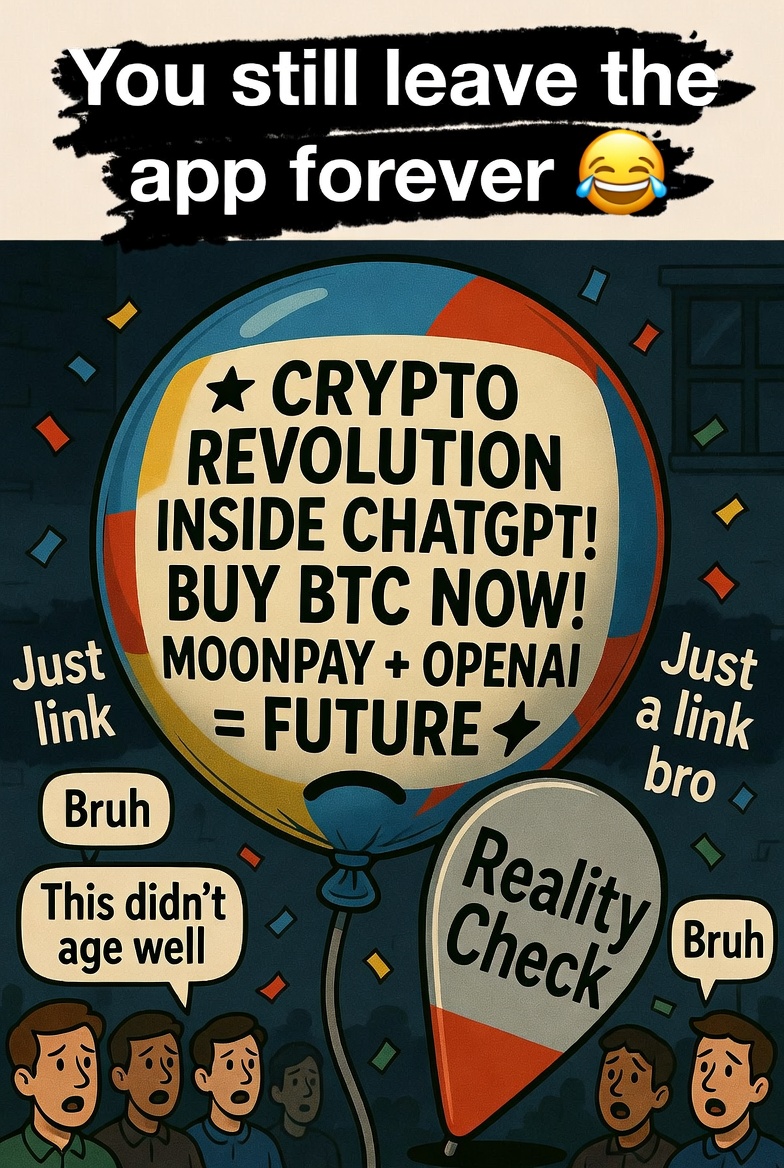 The ChatGPT Crypto "Buy Button" Hype: MoonPay Just Mastered the Old Plugin Scam Playbook
