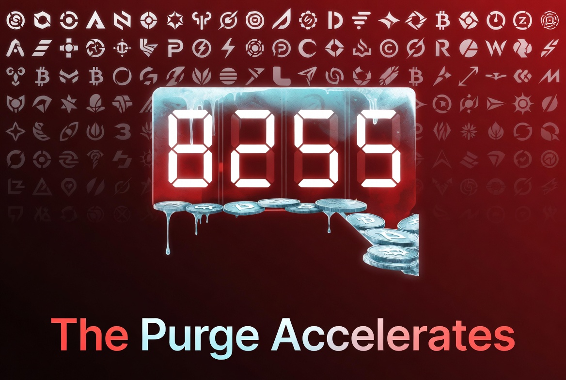 Another 10 Crypto Companies Erased Forever in Just Five Days – Now Only 8,255 Left. The Purge Is Accelerating.