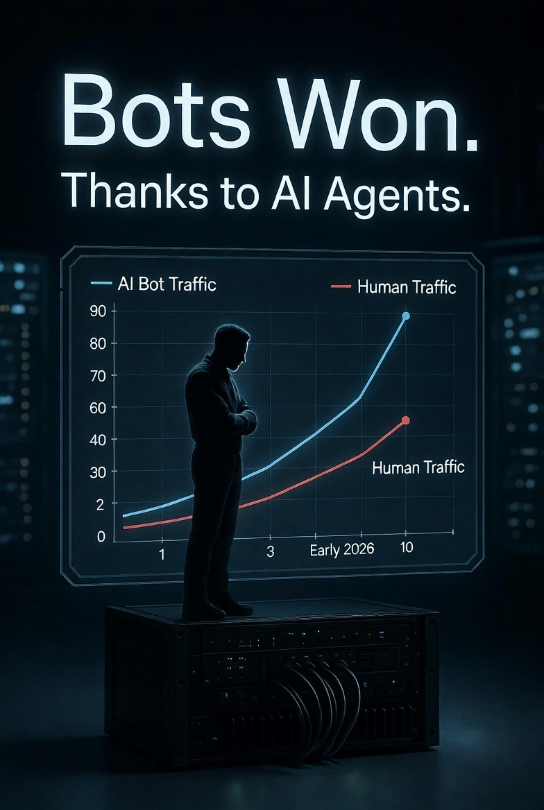 Bot Traffic Surpasses Human Traffic for the First Time — Thanks to AI Agents, Says Cloudflare CEO