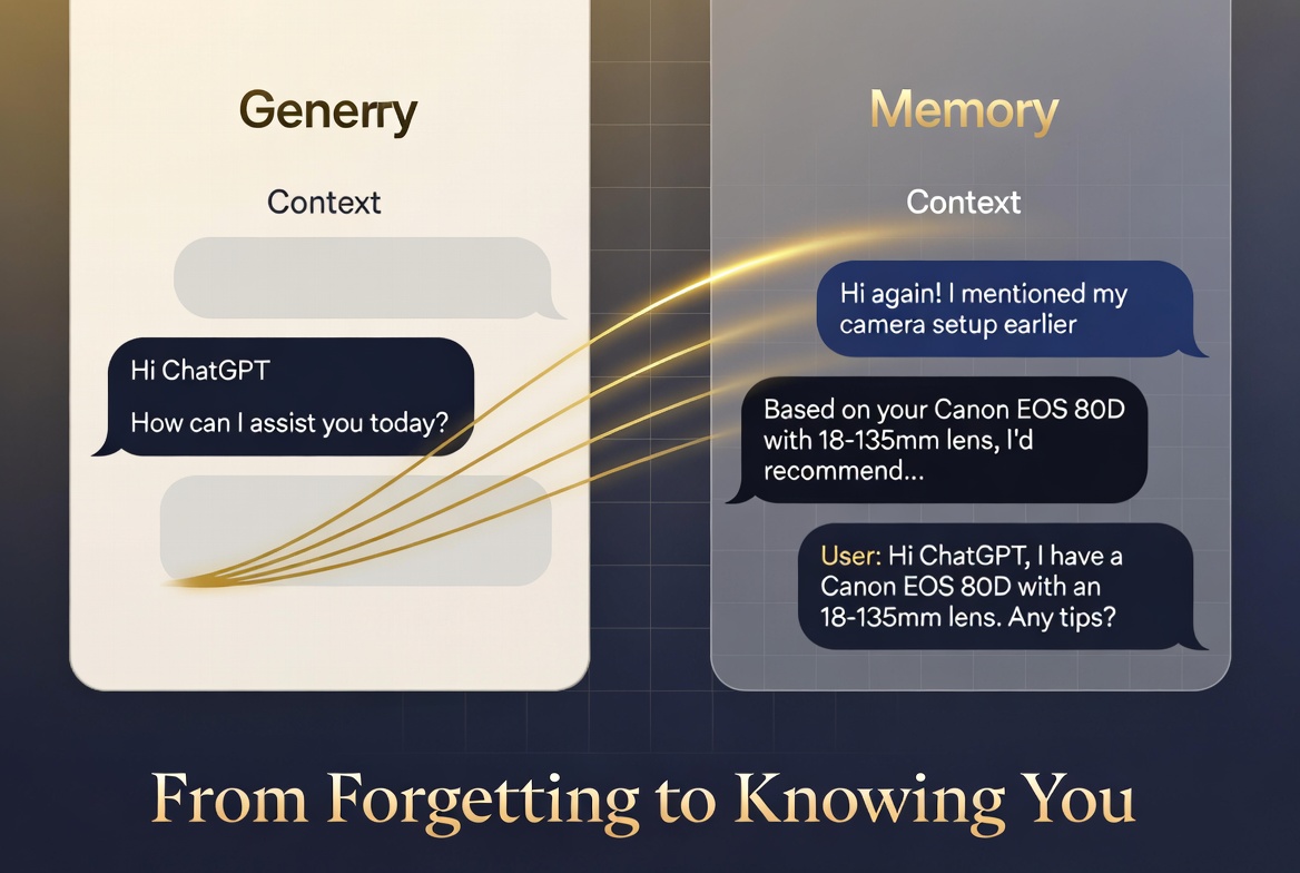 ChatGPT Just Got a Real Memory — And It’s About to Make You Loyal Forever