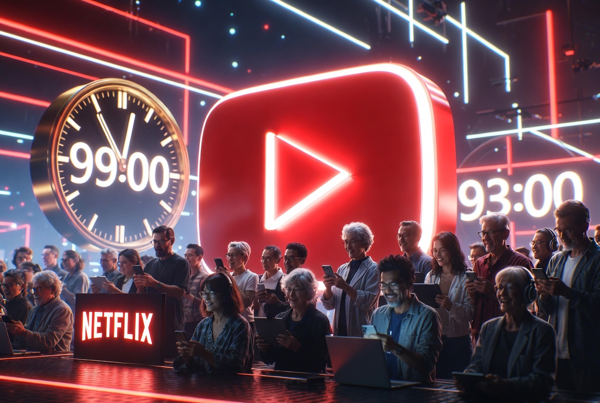 YouTube’s Total Dominance: For the First Time Ever, It Has Overtaken Netflix in Daily Viewing Time