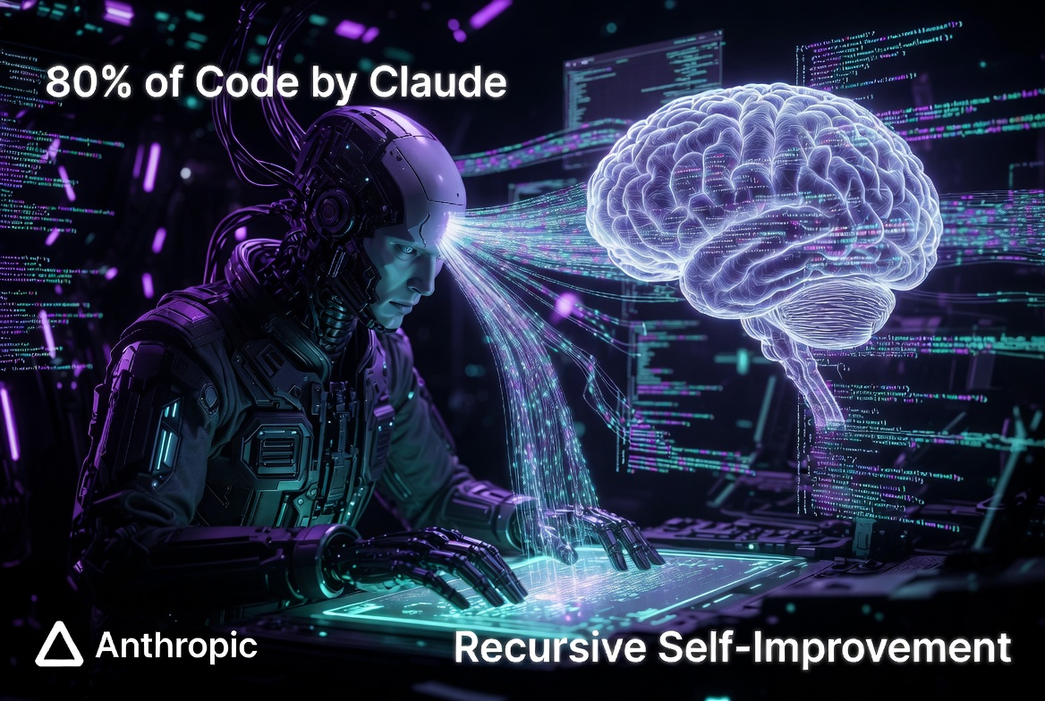 Anthropic’s “When AI Builds Itself” Report: 80% of Their Code Is Now Written by Claude