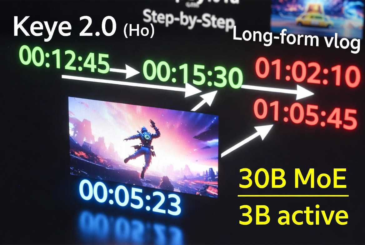 Keye 2.0 from Kuaishou: Bringing DeepSeek Sparse Attention to Long Video Understanding