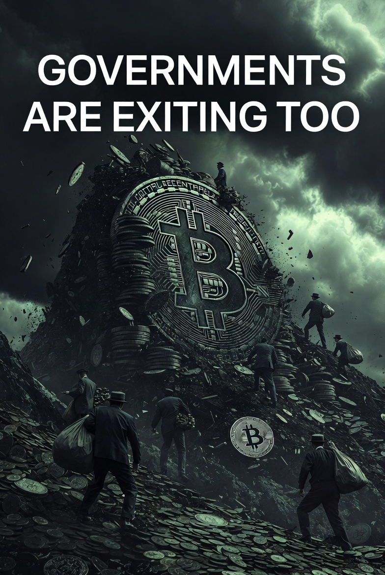 Part 9: The Great Exit – How Insiders, VCs, Governments, and Even Bitcoin’s Biggest Corporate Holder Are Dumping Right Now