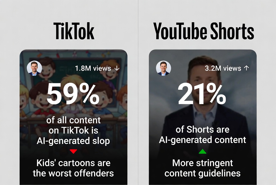 One in Three TikToks Shown to New Users Is Low-Quality AI Slop, Study Finds