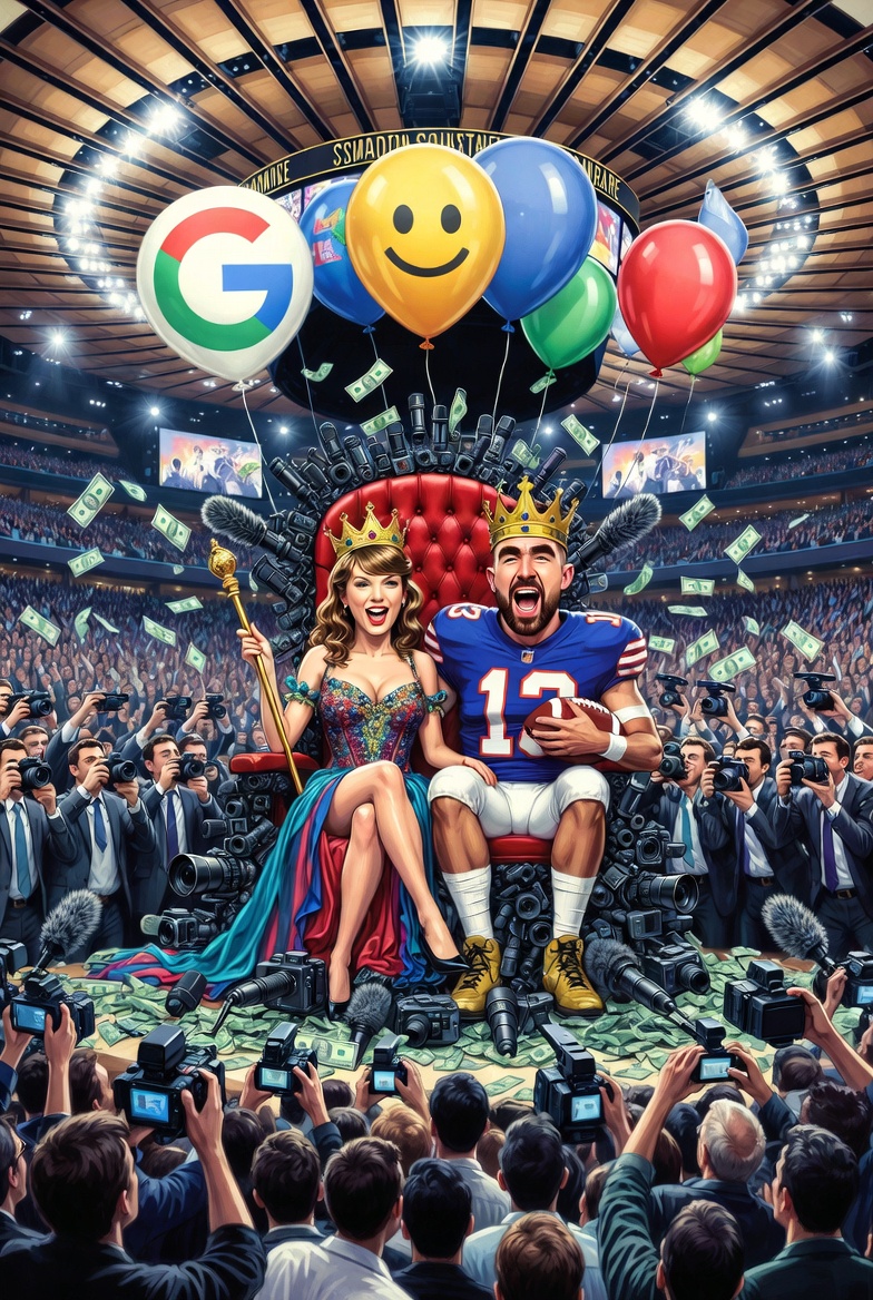 The Vanity Fair of New Media: Taylor Swift and Travis Kelce’s Wedding Becomes a Full-Blown Media Circus
