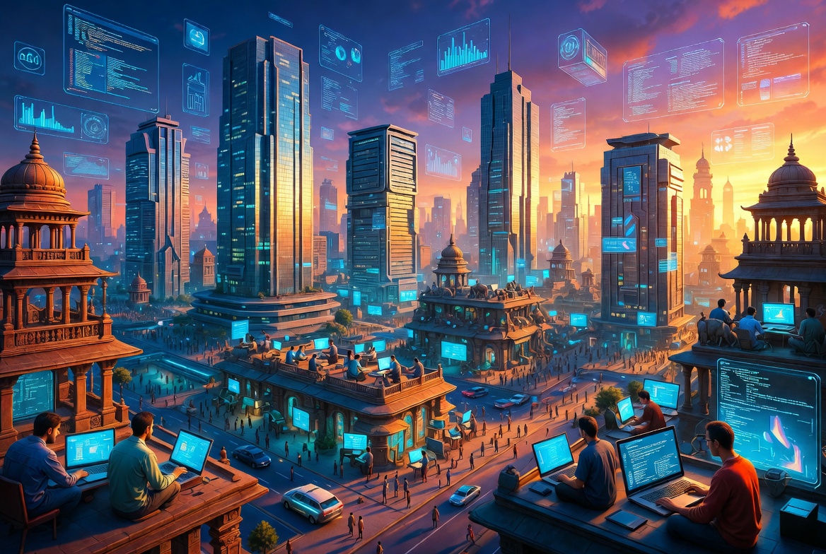 India’s IT Outsourcing Sector: The Early Warning System for AI’s Dual Impact on Global Tech Jobs