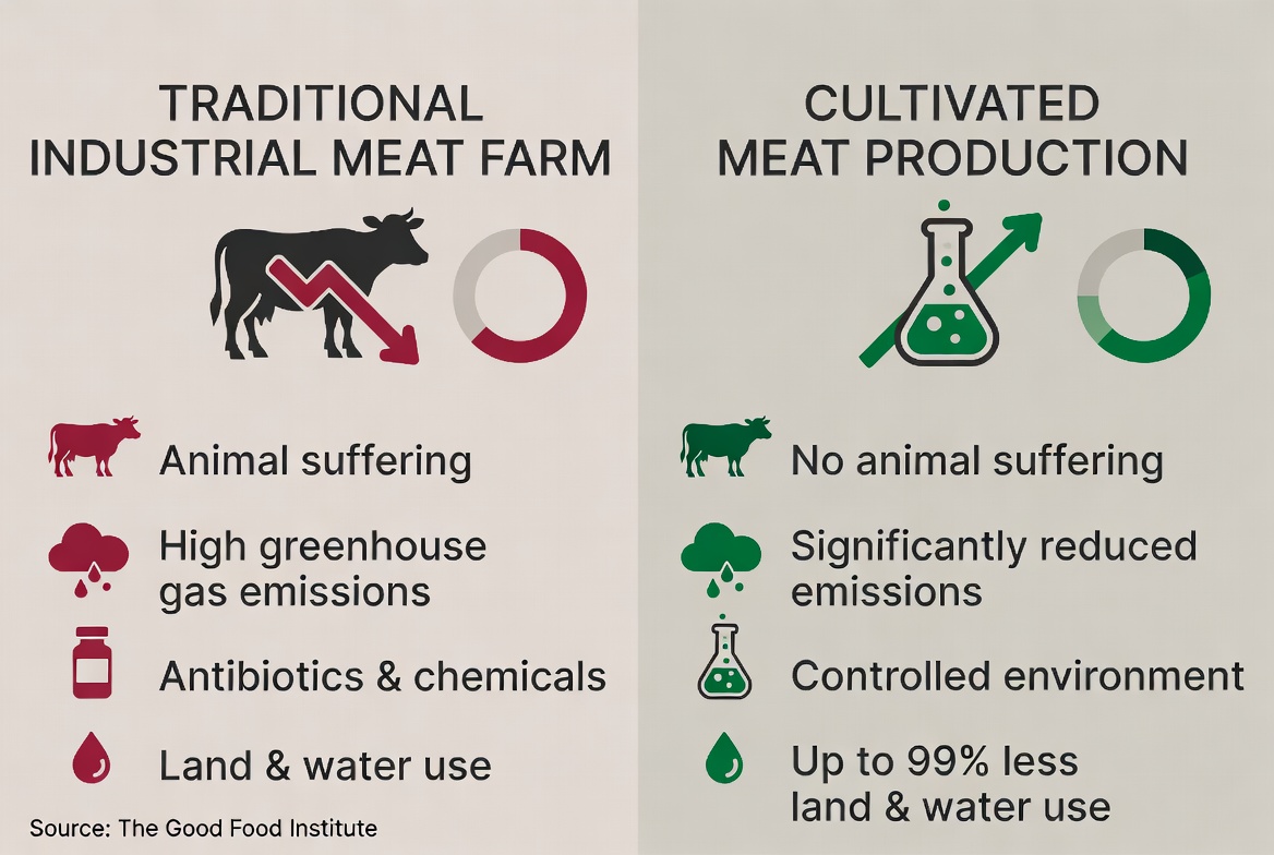 The Netherlands Builds the World’s First Cultivated Meat Farm: Real Beef, Grown in a Bioreactor