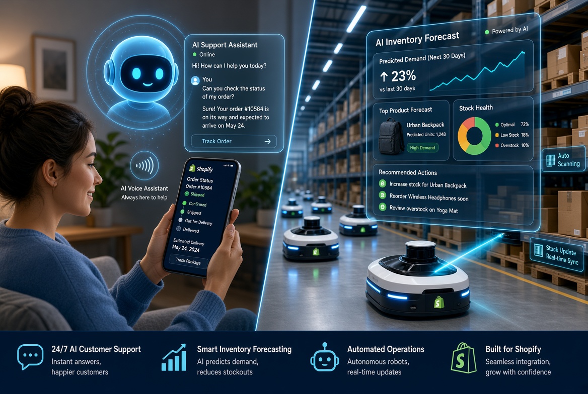 AI in Shopify: How Smart Automation is Transforming eCommerce Operations