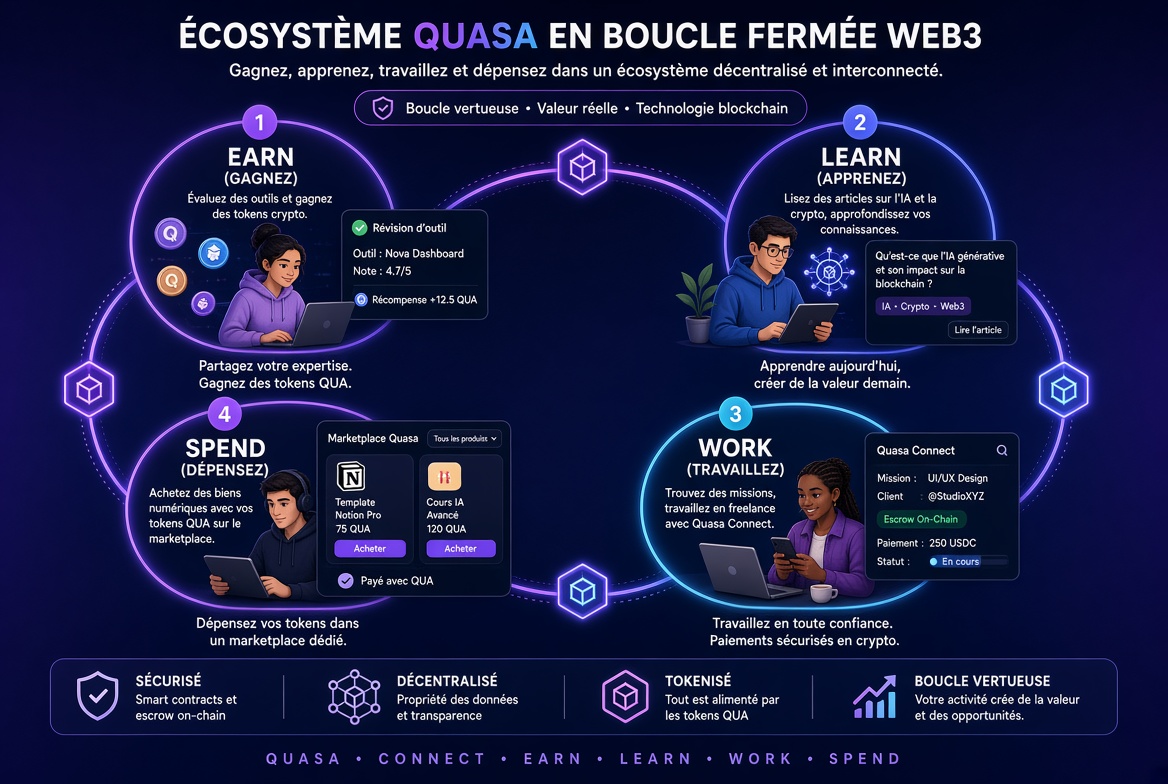 QUASA запускает полностью локализованную платформу на французском языке, расширяя свой хаб экономики создателей Web3 по всему франкоязычному миру
