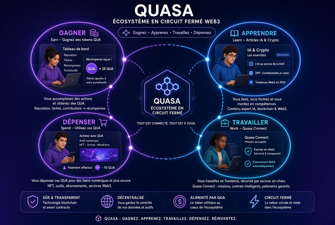 QUASA lance une plateforme entièrement localisée en français, élargissant son hub d’économie des créateurs Web3 dans le monde francophone