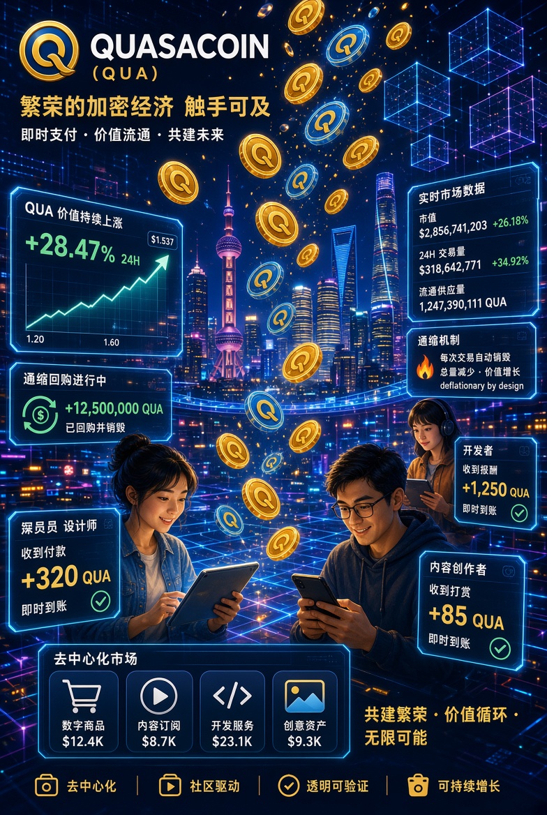 QUASA Launches Fully Localized Chinese Platform, Expanding Its Web3 Creator Economy Hub Across the Chinese-Speaking World