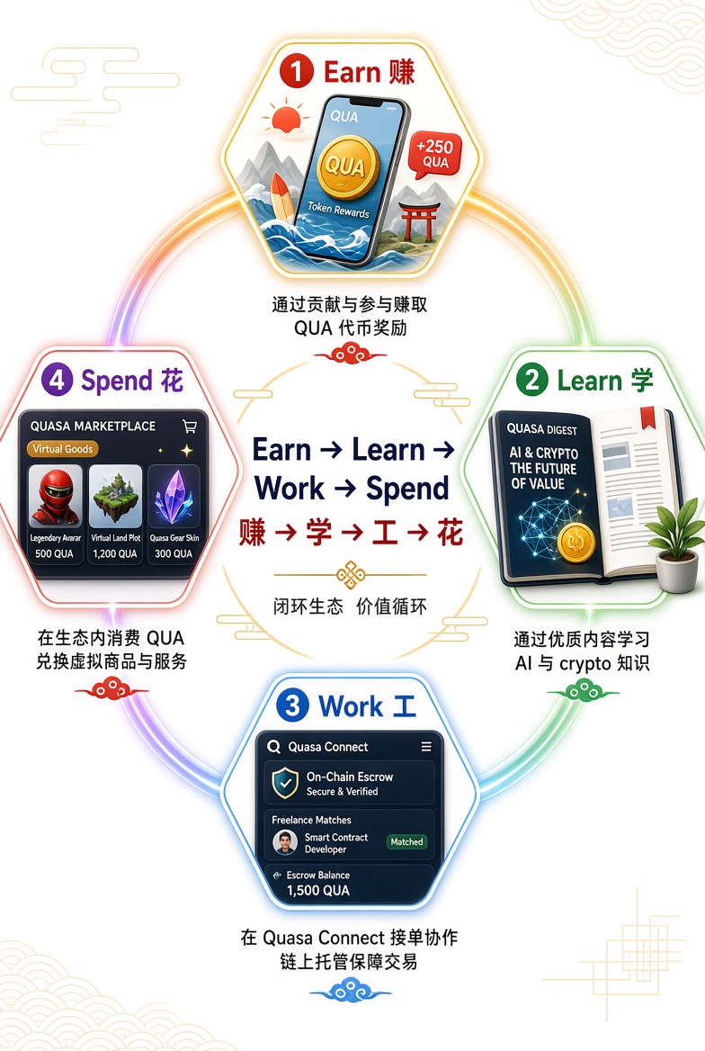 QUASA 推出全本地化中文平台,将其 Web3 创作者经济中心扩展至整个中文世界