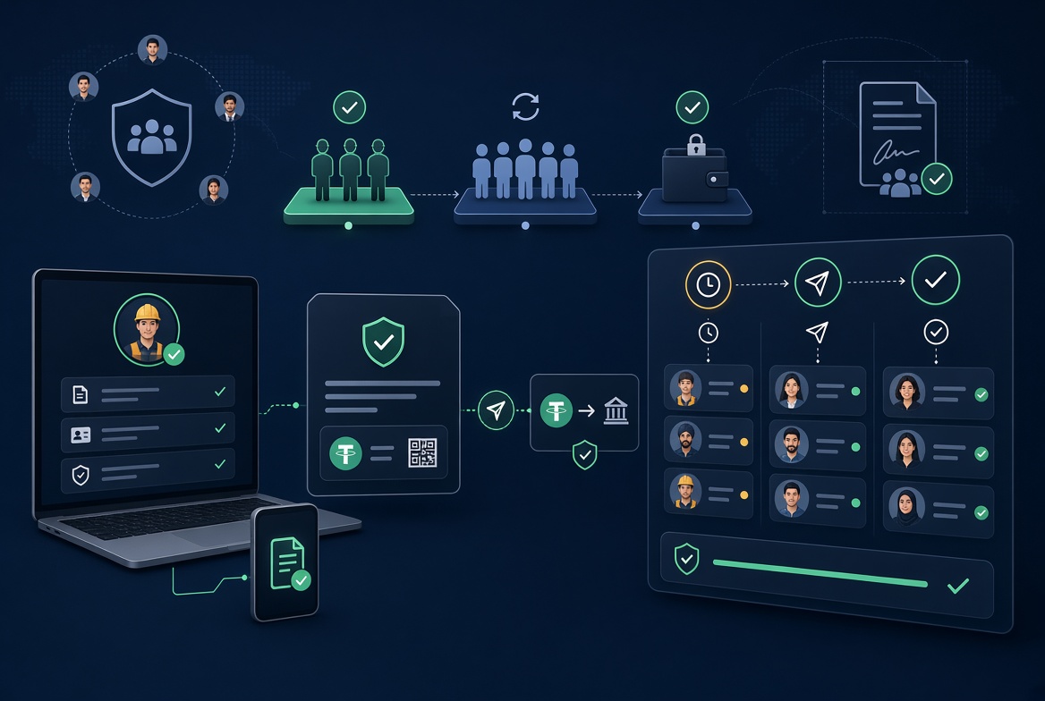 From manual crypto payouts to an automated contractor payment process