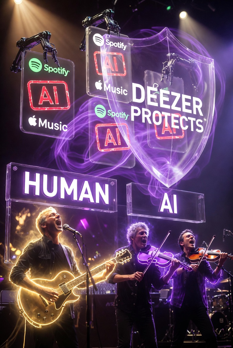 Deezer Launches Free AI Music Detector for Playlists Across 20 Streaming Platforms