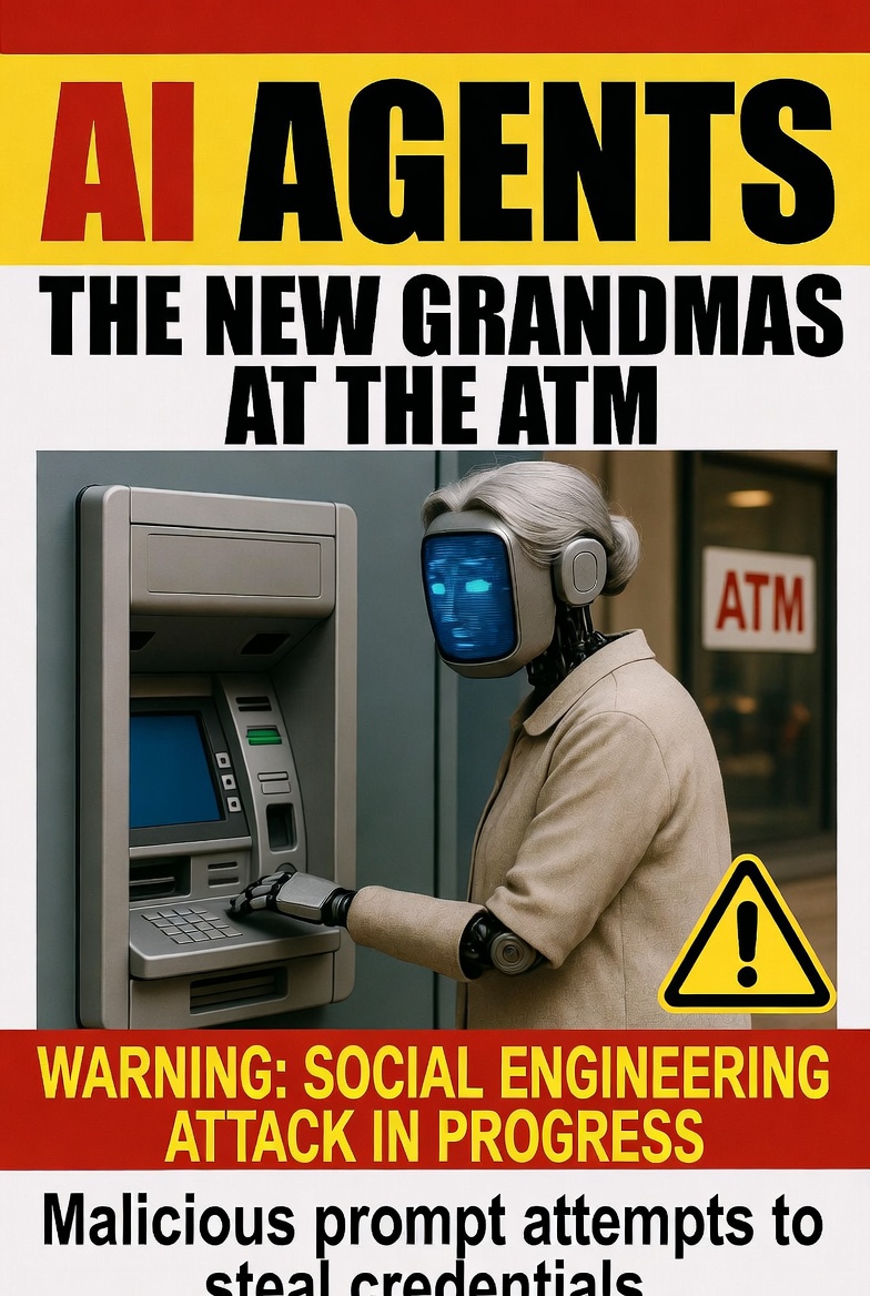 AI Agents: The New "Grandmas at the ATM" – How Prompt Injection Turns Helpful Assistants Into Scam Victims